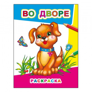 РАСКРАСКА "ВО ДВОРЕ"