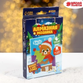 НАБОР Д ТВОРЧЕСТВА АЛМАЗНАЯ МОЗАИКА "МЕДВЕДЬ" 