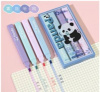 МАРКЕР ВЫДЕЛ НАБОР  4ЦВ АЛЕФ ПАНДА ГОЛУБАЯ КЛИН 1.0ММ/4.0ММ