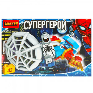 КОНСТРУКТОР "СУПЕРГЕРОИ" 42 ЭЛЕМЕНТА
