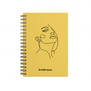 ЗАПИСНАЯ КНИГА А6 80Л "POWDER FACES" БЕЖЕВЫЙ