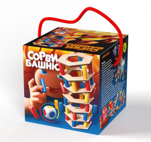 ИГРА НАСТОЛЬНАЯ ДК СОРВИ БАШНЮ ЦВЕТНАЯ