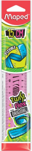 ЛИНЕЙКА 15СМ MAPED TWIST'N FLEX FLEX 