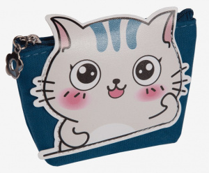 ПЕНАЛ КОШЕЛЕК "MEOW HELLO" 11*8*3,5СМ 