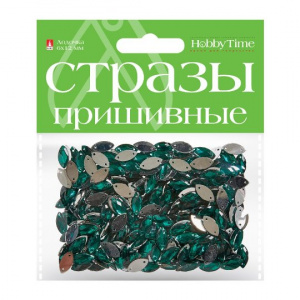 СТРАЗЫ ПРИШИВНЫЕ "ЛОДОЧКА" 6*12ММ