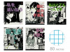 ТЕТРАДЬ 80Л КЛЕТКА "MANGA ANIME. CITY"