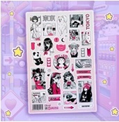 НАКЛЕЙКИ-СТИКЕРЫ "SWEET CAT SHOP" 