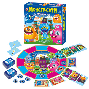 ИГРА НАСТОЛЬНАЯ  "МОНСТР-СИТИ" 