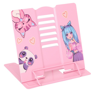 ПОДСТАВКА ДЛЯ КНИГ "ANIME GIRL" 19*20СМ МЕТАЛЛИЧЕСКАЯ