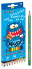 КАРАНДАШИ ЦВЕТНЫЕ "MONSTER" 18 ЦВ
