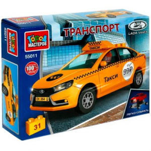 КОНСТРУКТОР ГОРОД LADA VESTA "ТАКСИ" 31ЭЛ