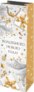 ПАКЕТ ПОДАРОЧНЫЙ 12*36*8,5СМ "РОСКОШНОГО НОВОГО ГОДА"