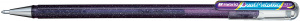 РУЧКА ГЕЛЕВАЯ PENTEL HYBRID DUAL METALLIC 1.0ММ ФИОЛЕТОВАЯ+СИНЯЯ МЕТАЛЛИК