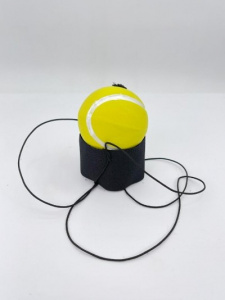 ИГРУШКА АНТИСТРЕСС МЯЛКА "TENNIS BALL" НА РЕЗИНКЕ