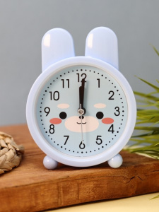ЧАСЫ БУДИЛЬНИК АЛЕФ BUNNY BLUE 13.5*10.4*4.9СМ