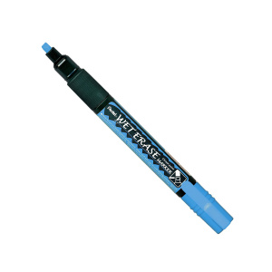 МАРКЕР МЕЛОВОЙ PENTEL WET ERASE MARKER КРУГЛЫЙ/КЛИН СИНИЙ