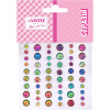 СТРАЗЫ САМОКЛЕЯЩИЕСЯ "ПЕРЕЛИВАЮЩИЙСЯ ЖЕМЧУГ" 54Ш/У ПЕРЕЛИВАЮЩИЕСЯ