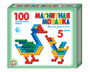 МОЗАИКА МАГНИТНАЯ ШЕСТИГРАННАЯ 100 ЭЛ