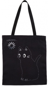 СУМКА-ШОППЕР КОКОС 40*35СМ MONOCHROME CAT
