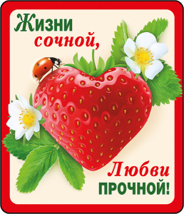МАГНИТИК ВИНИЛОВЫЙ "ЖИЗНИ СОЧНОЙ..."