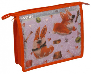 ПАПКА ДЛЯ ТЕТРАДЕЙ А5 "CORGI'' 24,3*20*8 СМ