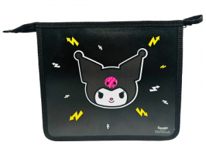 ПАПКА ДЛЯ ТЕТРАДЕЙ А5 ПЛАСТИК "KUROMI" 24*20*4СМ
