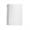 ЗАПИСНАЯ КНИГА А6 80Л "TOTAL WHITE" С ПЛАСТИКОВОЙ ОБЛОЖКОЙ