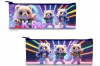 ПЕНАЛ МЯГКИЙ ПЛОСКИЙ "K-POP МИШКИ" 19,5*7,5СМ