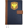 ЕЖЕДНЕВНИК A5 2026 176Л "BLAZON" СИНИЙ КОРИЧНЕВЫЙ
