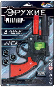 ИГРУШКА РЕВОЛЬЕР ДЛЯ СТРЕЛЬБЫ ПИСТОНАМИ