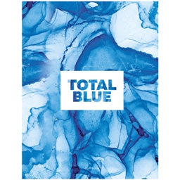 ТЕТРАДЬ НА КОЛЬЦАХ 240Л КЛЕТКА А5 "TOTAL BLUE" 