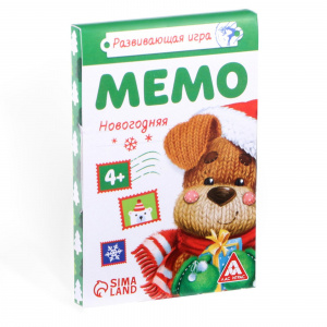ИГРА НОВОГОДНЯЯ "МЕМО" 4+