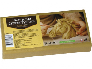 ПЛАСТИЛИН СКУЛЬПТУРНЫЙ ТВЕРДЫЙ ГЛОБУС 500Г ТЕЛЕСНЫЙ