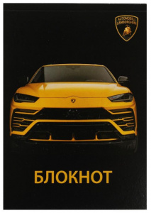 БЛОКНОТ А6 40Л СКЛЕЙКА "ЛАМБОРГИНИ" 