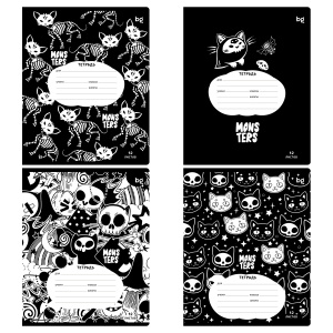 ТЕТРАДЬ 12Л КЛЕТКА "MONSTERS"