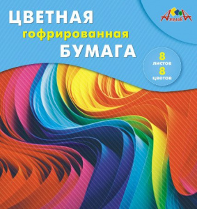 БУМАГА ЦВЕТНАЯ ГОФРИРОВАННАЯ "АППЛИКА" БУМАГА ЦВЕТНАЯ ГОФРИРОВАННАЯ "АППЛИКА"