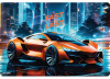 ПОКРЫТИЕ НА СТОЛ А3 "FAST OR LAST" ПЛАСТИК 3D 43*29 СМ