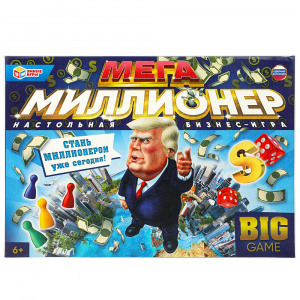 ИГРА НАСТОЛЬНАЯ УМНЫЕ ИГРЫ "МЕГА-МИЛЛИОНЕР"