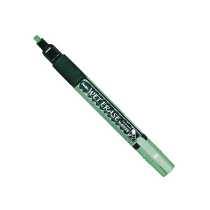 МАРКЕР МЕЛОВОЙ PENTEL WET ERASE MARKER КРУГЛЫЙ/КЛИН ЗЕЛЕНЫЙ