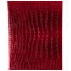 ТЕТРАДЬ 48Л КЛЕТКА "МЕТАЛЛИК КРОКО КРАСНАЯ" ОБЛОЖКА БУМВИНИЛ 