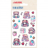 НАКЛЕЙКИ ИЗ МЯГКОГО ЭВА "ANIME GIRL" 10*15 СМ