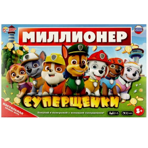 ИГРА НАСТОЛЬНАЯ УМНЫЕ ИГРЫ "МИЛЛИОНЕР : СУПЕРЩЕНКИ"
