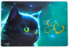 ПОКРЫТИЕ НА СТОЛ А3 "BLACK CAT" ПЛАСТИК 3D 43*29СМ