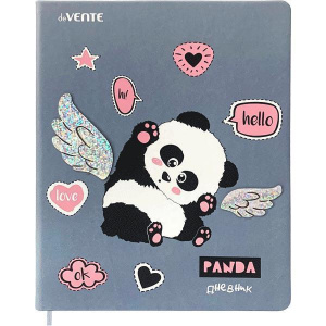 ДНЕВНИК УНИВЕРСАЛЬНЫЙ "PANDA'' С ОБЛОЖКОЙ ИЗ ИСКУССТВЕННОЙ КОЖИ 