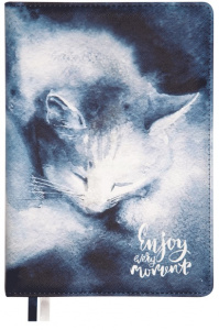 ЗАПИСНАЯ КНИГА A5 80Л "CAT. СЕРЫЙ КОТ"
