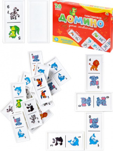 ИГРА ДОМИНО "БОЛЬШОЕ ДЕТСКОЕ. ДИКИЕ ЖИВОТНЫЕ"