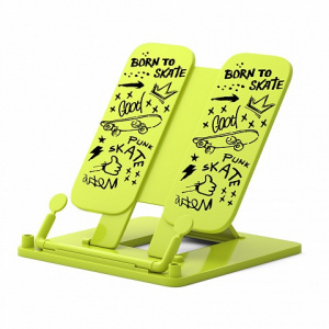ПОДСТАВКА ДЛЯ КНИГ ПЛАСТИКОВАЯ "СКУТЕР-МАСТЕР" ЖЕЛТАЯ 23,5*19СМ