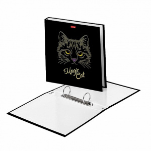 ПАПКА НА КОЛЬЦАХ А5 2К КОТОМАГИЯ