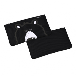 ПЕНАЛ МЯГКИЙ ПЛОСКИЙ "BLACK BEAR" 22*12СМ