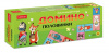 ИГРА ДОМИНО КАРТОННОЕ "ЖИВОТНЫЕ ПОЛОВИНКИ" 28 КАРТОЧЕК